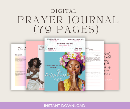 The Faithfulness of God – Digital Prayer Journal (79 Pages)