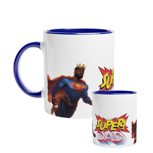 Super Dad Father's Day Mug – Black Father Edition II