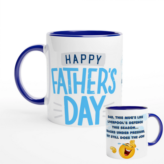 Liverpool Football Joke Father's Day Novelty Mug – 11oz Ceramic Coffee Cup